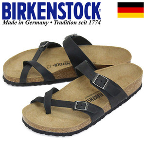 BIRKENSTOCK (ビルケンシュトック) 171481 MAYARI マヤリ オイルドヌバックレザー サンダル レギュラー幅 BLACK BI161 42-約27.0cm