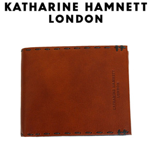 KATHARINE HAMNETT LONDON (キャサリンハムネット ロンドン) 490-58704 COLOR TAILORED II 札入れ 全3色 61オレンジ