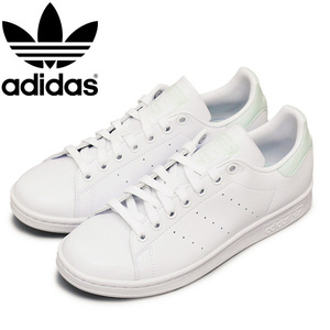 adidas (アディダス) G58186 STAN SMITH W スタンスミス レディース スニーカー フットウェアホワイトxダッシュグリーンxコアブラック AD09