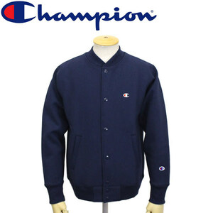 Champion (チャンピオン) C3-L008 ReverseWeave STORMSHELL SNAP SWEAT ストームシェル スナップスウェットシャツ 全3色 CN012 370ネイビー