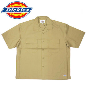 Dickies (ディッキーズ) 14772900 T/C ワーク半袖シャツ DK009 074ベージュ M