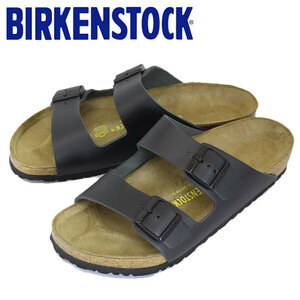 BIRKENSTOCK ( Birkenstock ) ARIZONA ( have zona) smooth leather sandals regular ( wide width ) BLACK( black ) BI035-43- approximately 28.0cm