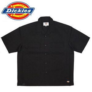 Dickies (ディッキーズ) 14772900 T/C ワーク半袖シャツ DK009 080ブラック M