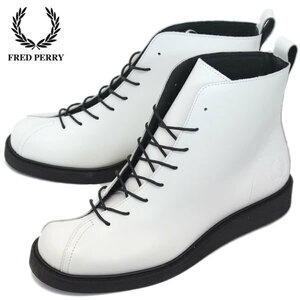 FRED PERRY(フレッドペリー) FS19636 NANAYON(ブーツ) WHITExBLACK FP170-40(約25.0-25.5cm)