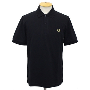 FRED PERRY (フレッドペリー) M3N THE ORIGINAL FP SHIRT (オリジナルポロシャツ) イングランド製 全3色 FP273 Black / Champagne-36