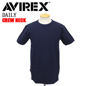 AVIREX (アヴィレックス) DAILY S/S C-NECK T-SHIRT デイリー ショートスリーブ クルーネック ティーシャツ 半袖 86 ROYAL S