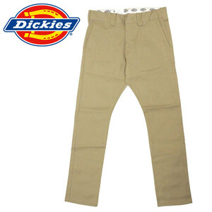 Dickies (ディッキーズ) WD5882 TCストレッチナローパンツ DK001 74ベージュ 34