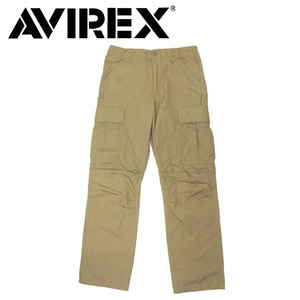 AVIREX (アヴィレックス) 3910013 6176084 COTTON RIPSTOP FATIGUE PANTS コットン リップストップ ファティーグ パンツ 全4色 53(180)KHAK