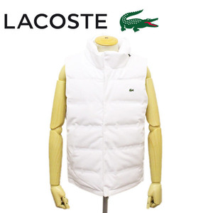 LACOSTE (ラコステ) BH350EL Blousons ピケダウンベスト 001ホワイト LC177 48-S