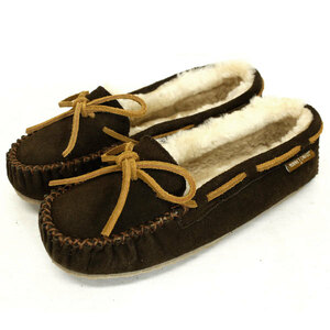 MINNETONKA(ミネトンカ) Sheepskin Pippa Slipper(シープスキンピッパスリッパ) #42022 CHOCOLATE レディース MT366-5(約22cm)