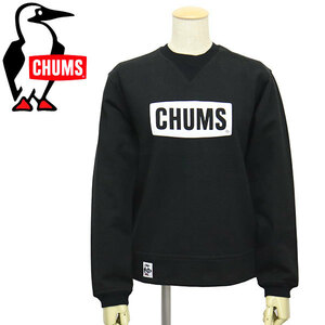 CHUMS (チャムス) CH10-1299 CHUMS Logo Crew Top レディース チャムスロゴクルートップ CMS078 K055JetBlackxWhite M
