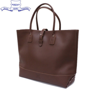 HERITAGE LEATHER CO.(ヘリテージレザー) NO.7955ST Mocassin Leather Tote Bag(レザートートバッグ) Brown/Brown HL052