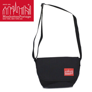 ManhattanPortage (マンハッタンポーテージ) 1605JR CASUAL MESSENGER BAG JR メッセンジャーバッグ BLACK MP014