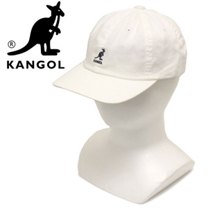 KANGOL (カンゴール) 105-169002 Washed Baseball ウォッシュ ベースボール ダッドキャップ 06WHITE/NAVY KGL009