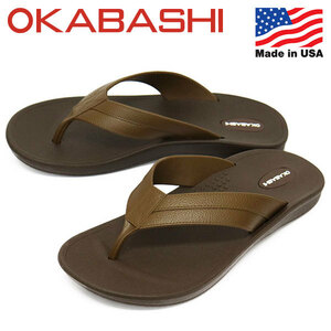 OKABASHI (オカバシ) O-50008 MENS VOYAGER メンズ ボイジャー サンダル OKB010 275BROWNxTOFFEE LL-約27.0cm-28.0cm