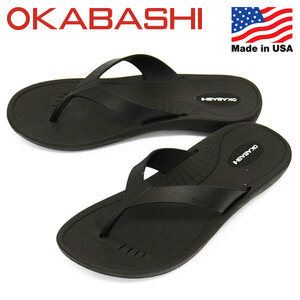 OKABASHI (オカバシ) O-60005 WOMENS BREEZE ウィメンズ ブリーズ サンダル レディース OKB006 011BLACKxBLACK M-約23.0cm-24.0cm