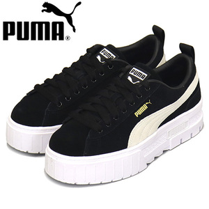 PUMA (プーマ) 380784 メイズ レディース スニーカー 01 プーマブラックxプーマホワイト PM174 25.0cm