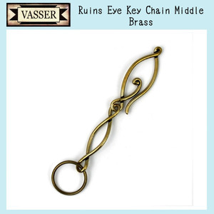 VASSER(バッサー)Ruins Eye Key Chain Middle (ルインズアイキーチェーン ミドル ) Brass