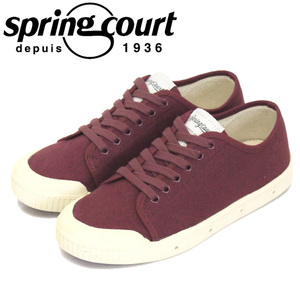 spring court (スプリングコート) G2S-1HC G2-1041 HEVY CANVAS ヘビーキャンバス レディース ローカットスニーカー BURGUNDY SPC035 36-約