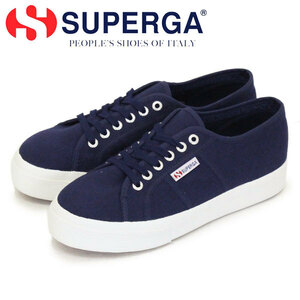 SUPERGA (スペルガ) 2730-COT U キャンバススニーカー 00G BLUE NAVY SPG027 39-約24.5cm-25.0cm