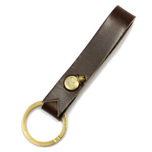 VASSER(バッサー)Hat Boy Leather Key Chain Brown(ハットボーイレザーキーチェーンブラウン)