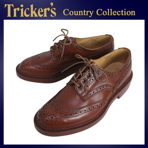 Tricker's トリッカーズ 5633M COUNTRY BOURTON(カントリーバートン) ダブルレザーソール マロンアンティーク TK003-US8(約26cm)