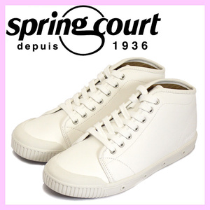 spring court (スプリングコート) B2S-V5 B2 Leather (B2レザー) レディース ハイカットスニーカー WHITE (ホワイト) SPC022-39-約24.5cm-2
