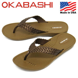 OKABASHI (オカバシ) O-60008 WOMENS BAHA ウィメンズ バハ サンダル レディース OKB007 270TOFFEExCOPPER S-約22.0cm-23.0cm