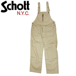 Schott (ショット) 3116032 TC OVERALL PANT オーバーオール パンツ 53KHAKI L