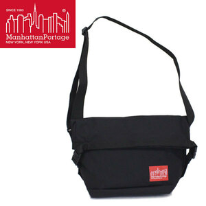 ManhattanPortage ( Manhattan Poe te-ji) 1666 ROLLING THUNDERBOLT MESSENGER BAG messenger bag BLACK MP017