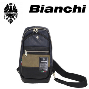 Bianchi(ビアンキ) TBPI-02 ボディ/ワンショルダーバッグ NAVY BIA001