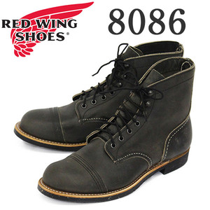 REDWING (レッドウィング) 8086 Iron Ranger アイアンレンジャー チャコールラフアンドタフ US10D-約28cm