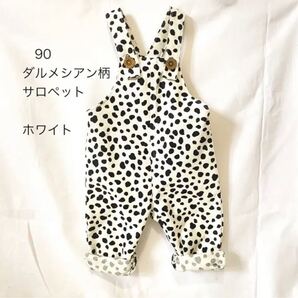 ダルメシアン柄 サロペット80.90