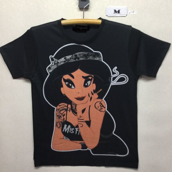 新品 ダーク 悪 プリンセス アラジン ジャスミン Tシャツ M 管4018パロディ おもしろTシャツ