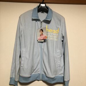 HEAD 田中理恵　ジャージ Mサイズ UV対策　トラックジャケット ジャケット　サックス　水色