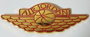 NBA バスケ バスケットボール 飾り Air Jordan アルミ エア ジョーダン カー ステッカー 金赤