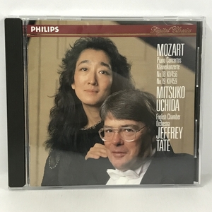 CD モーツァルト : ピアノ協奏曲第18番、第19番 内田光子 日本フォノグラム PHILIPS