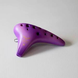 ★NIGHT OCARINA S-SFV 紫紺 パープル ナイトオカリナ 調 shirabe ソプラノF調 ★新品送料込