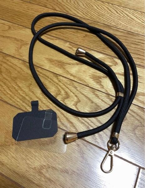 【未使用】スマホストラップ + 背面シート2枚