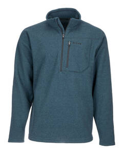 Simms Rivershed Quarter Zip Dark Moon リバーシェッド　クォータージップ　フリース　米国S　日本M　シムス