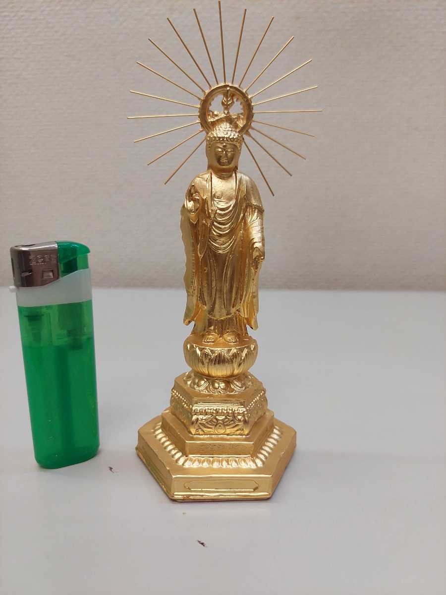 AA231 親鸞聖人 浄土真宗 南無阿弥陀仏 置物 敷台 仏具付 | www