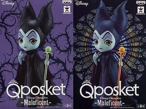 全2種セット【AB マレフィセント】ディズニーキャラクターズ Q posket Qposket フィギュア Maleficent 眠れる森の美女 魔女 妖精 未開封 NE