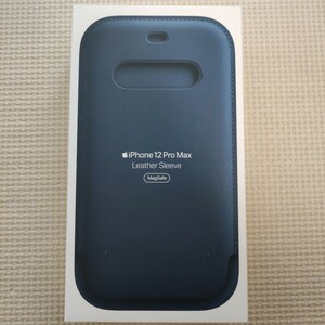 iPhone12 promax apple純正レザースリーブ Magsafe対応