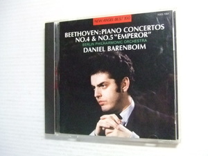 NA★音質処理CD★ベートーヴェン：ピアノ協奏曲　第4番&第5番皇帝　バレンボイム　TOCE7054/　BEETHOVEN ★改善度、多分世界一