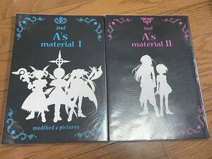 同人誌 アニメーター 原画集 魔法少女リリカルなのは 2nd A’s material I＆II the original pictures セット フェアリング