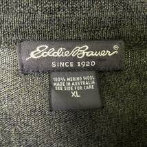 00s Eddie Bauer エディーバウアー ニット ポロシャツ XL メリノウール セーター オーストラリア製 80s 90s 古着 オールド ビンテージ_画像7