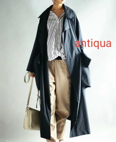 完売品 廃番色 アンティカ antiqua すっきり洗練シルエット 「手縫い