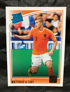 ルーキーカード マタイス・デ・リフト Matthijs de Ligt 2018-19 PANINI パニーニ DONRUSS RATED ROOKIE トレーディングカード