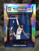 レブロン・ジェームズ Lebron James 2020-21 Panini Optic Air Defense シルバー トレーディングカード_画像1