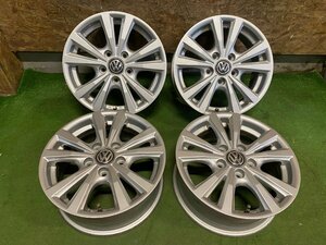 VW フォルクスワーゲン 純正 15インチ 6J +43 PCD112 5H ホイール 4本セット